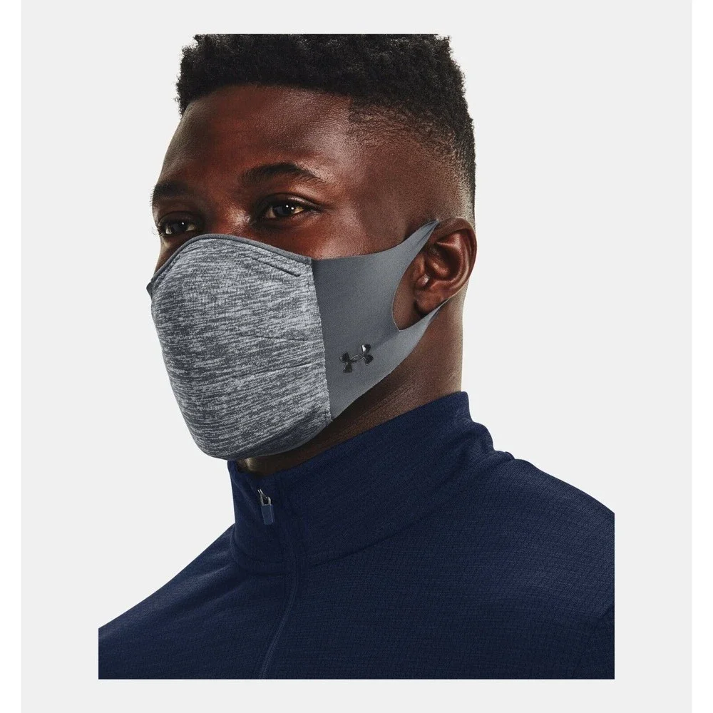 Under Armour Sports Face Mask M/L Unisex Adult Gray NEW In Package